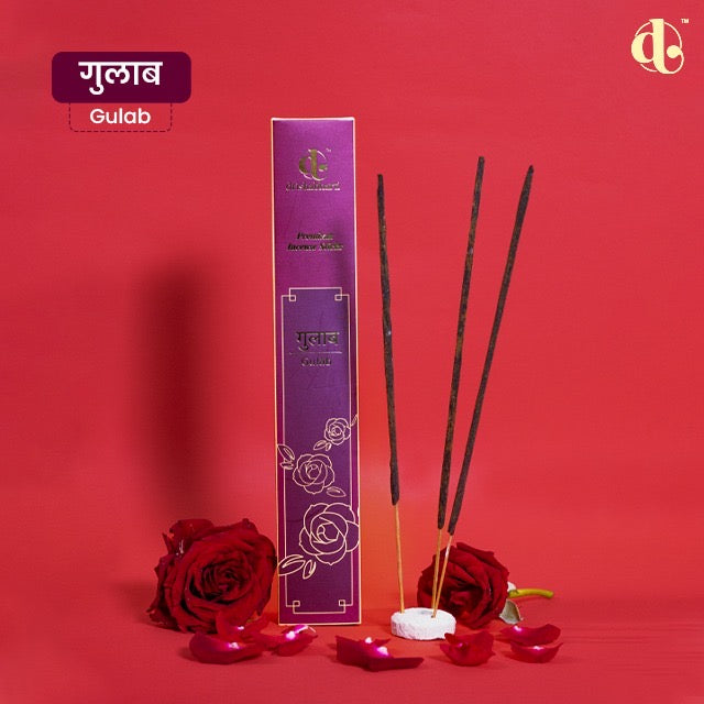 Drishabharti incense sticks - Gulab (Rose) 50 Gms
