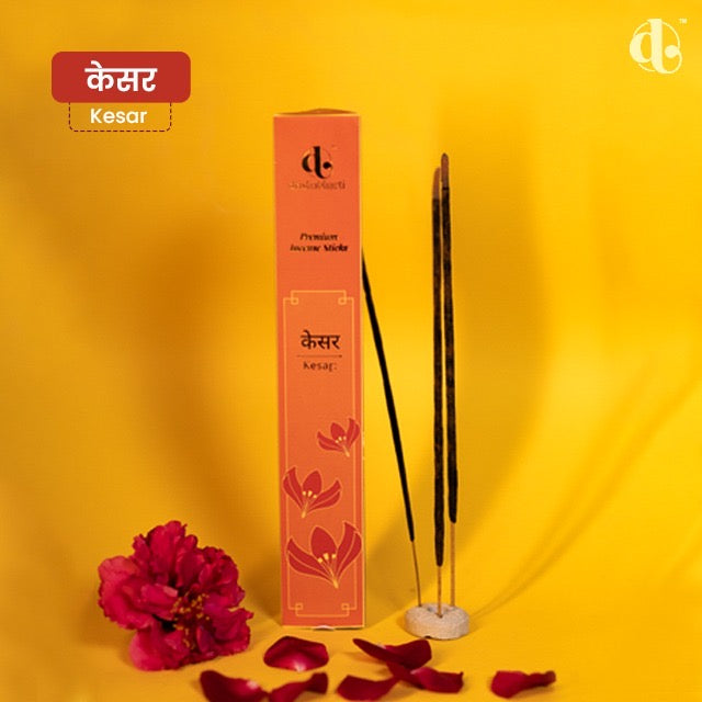 Drishabharti incense sticks - Kesar (Saffron) 50 Gms
